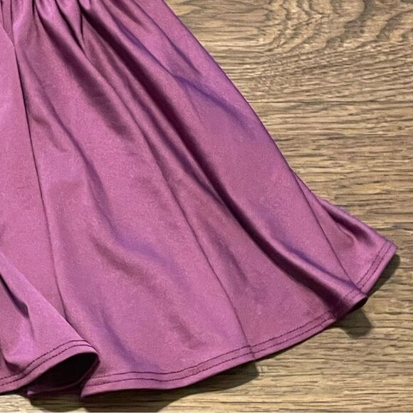 NWT Dot Dot Smile Ruffle Short Sleeve Twirl Dress Purple Size 6-12 Months - Picture 3 of 10